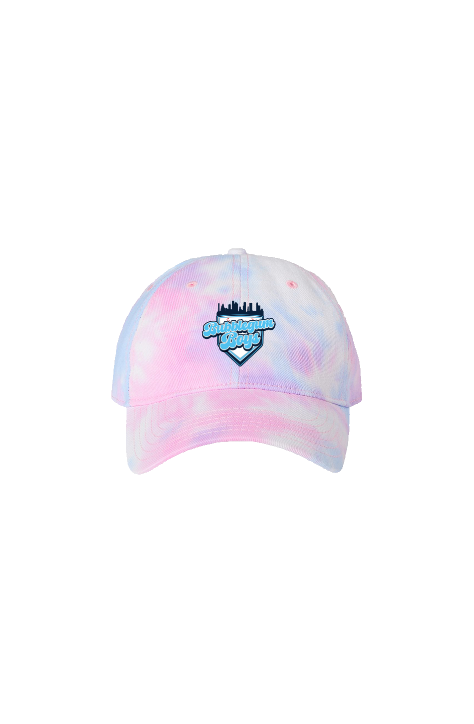 Cotton-Candy-Tie-Dyed-Hat w Skyline BBB