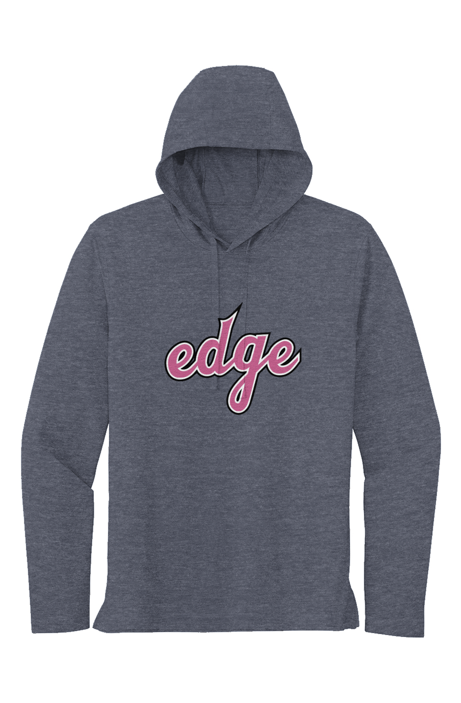 Sport-Tek Long Sleeve Navy W/edge Script