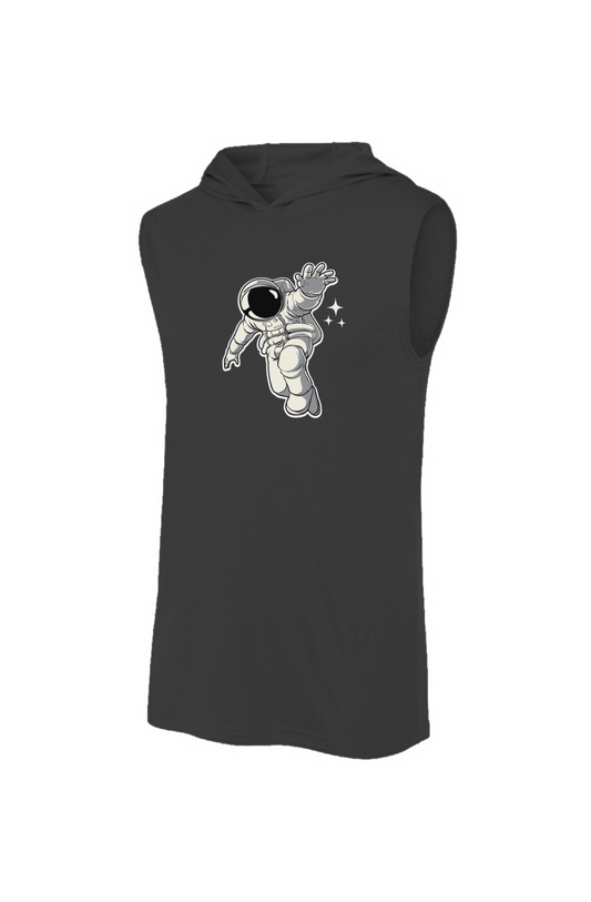 Sport-Tek Sleeveless Hoodie black w/Astronaut