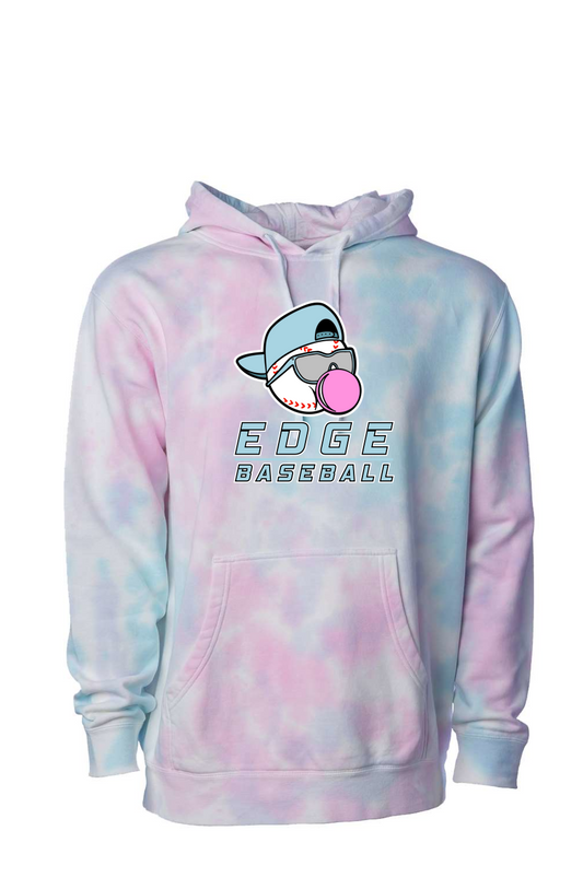 Tie Dye Cotton Candy Hoodie w/Edge Logo