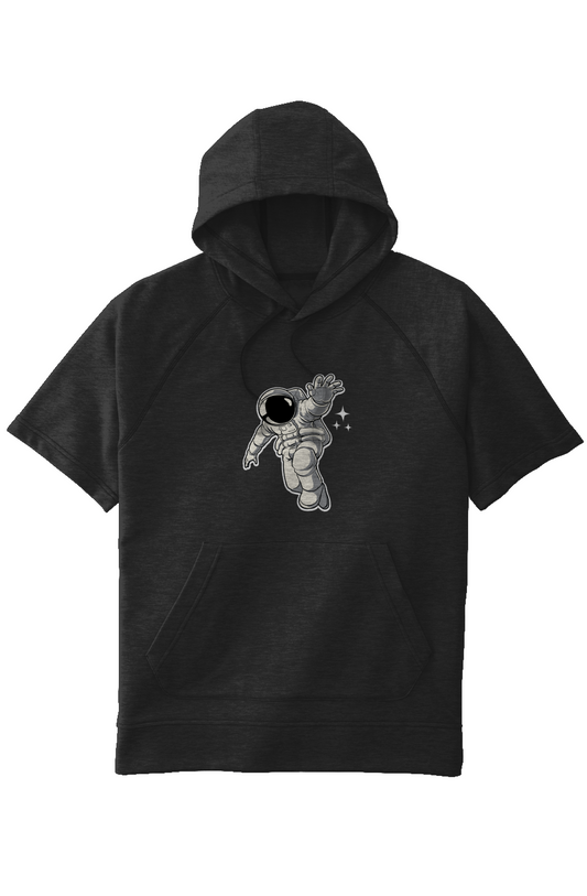 Tri-Blend Fleece  S/S Hooded Pullover w/astronaut