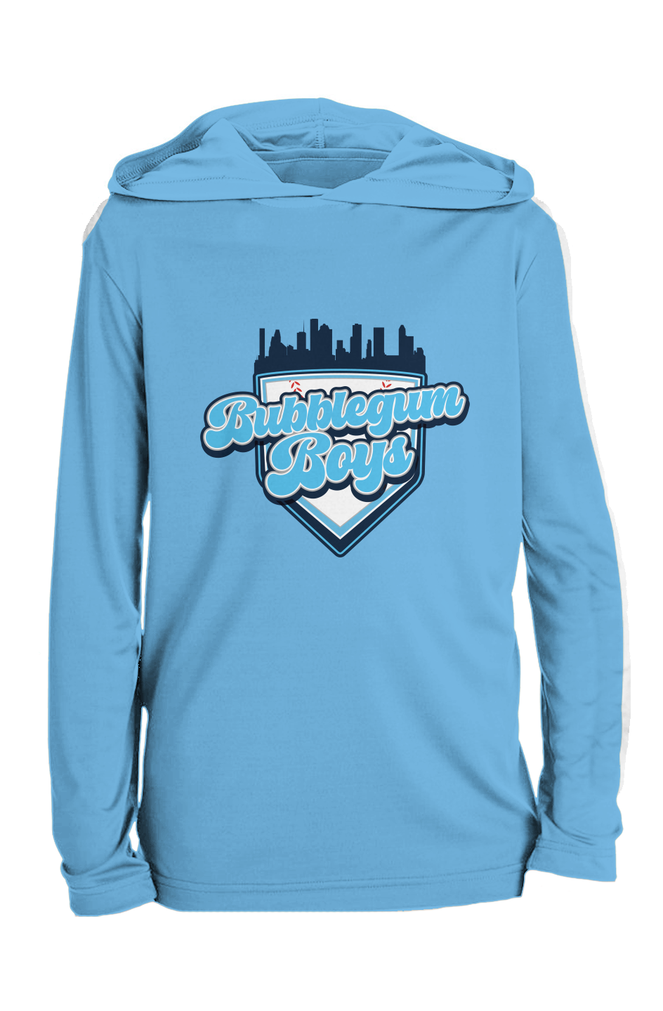 Youth Hooded T-Shirt w/BBB Skyline