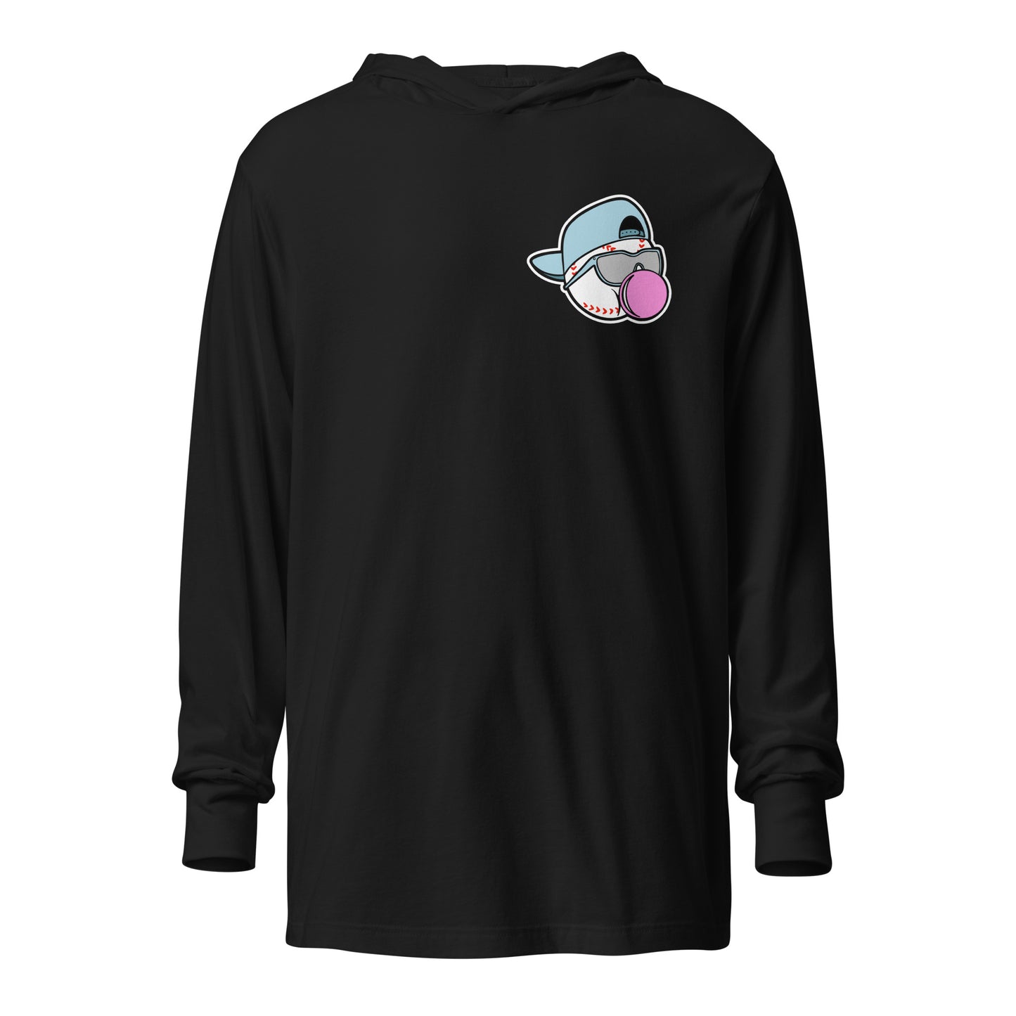 Hooded long-sleeve tee