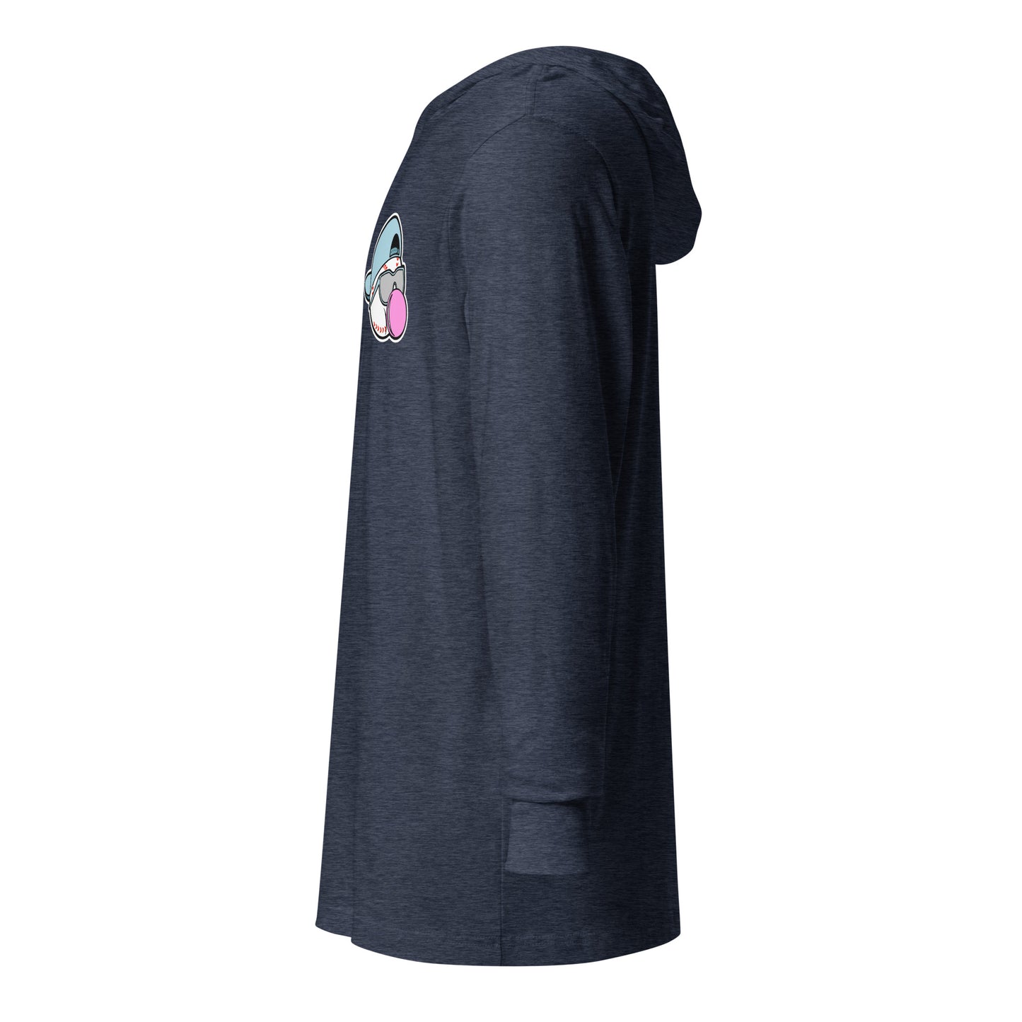 Hooded long-sleeve tee